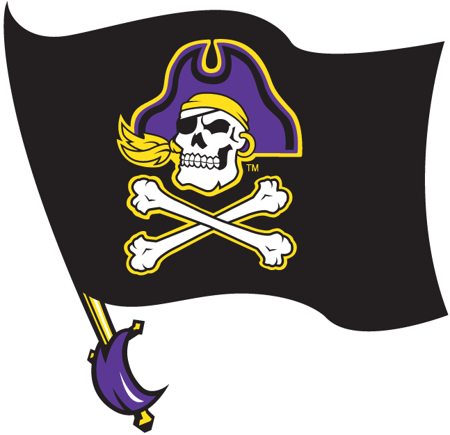 East Carolina Pirates 1999-2013 Alternate Logo t shirts DIY iron ons v2